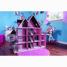 Casa de Bonecas Escala Polly Mansão Ashley Princesa - Darama