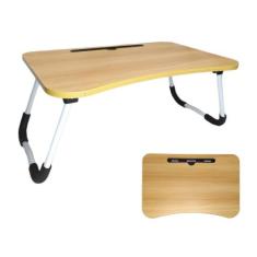 Mesa Portátil Computador Cama Dobrável Madeira Suporte Computador Note