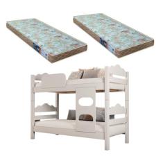 Beliche Kenia Vira 2 Camas Solteiro Super Reforçada -Extrado Madeira- 