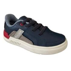 Tenis Infantil Menino Casual Respitec Com Elástico Kidy 117-0252-Masculino