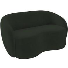 Sofá 3 Lugares 160cm Sala de Estar Living Oscar K01 Veludo Verde - Lya