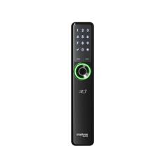Fechadura Inteligente de Embutir Sem Maçaneta MFR 7001 Preta Intelbras