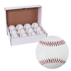 GKK Pacote com 12 bolas de beisebol de treinamento para jovens de 23 cm para arremesso de arremesso, autógrafos não marcados (uma dúzia)..