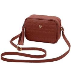Bolsa de Couro Mariart Gardênia-Feminino