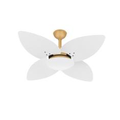 Ventilador De Teto Dourado 4 Pás Econômico Winds Ventax 220V, 220V