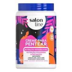 Creme Para Pentear Cabelo Nutrição Reparadora Salon Line 1kg