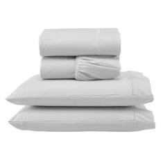 Jogo De Cama Kit Lençol Casal Padrão 4Pçs Hotel Cama Box - SEVEN ENXOV