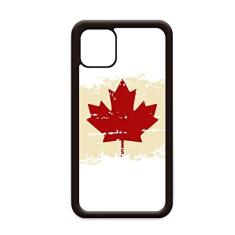 Capa com bandeira canandesa e folha de bordo para iPhone 12 Pro Max para Apple Mini Mobile Case Shell