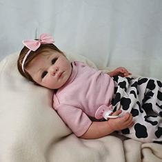 Bebê Reborn Realista, Enxoval Lavável, Menina