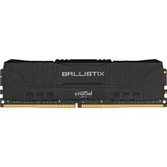Memória Desktop Gamer Crucial Ballistix 8GB DDR4 2666 Mhz - Black