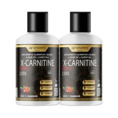 2x x-carnitine 2300 cromo 480ml acai guarana hf suplements