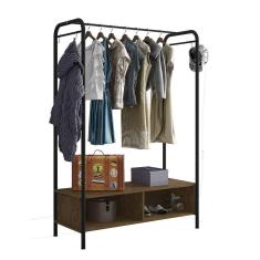 Guarda Roupa Closet Industrial Lisboa Preto-demolição 118cm - Pallazio