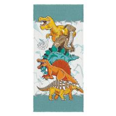 Toalha de banho infantil lepper menino jurassico-diverssauro ref:06189