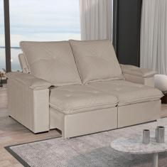 Sofá 3 Lugares 2,00m Retrátil e Reclinável Venus Bom Pastor