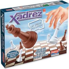 Jogo de Tabuleiro Xadrez Escolar - Plasbrink