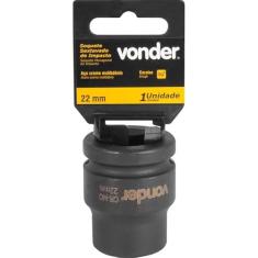 Soquete Sextavado de Impacto Encaixe 3/4" 22mm Vonder