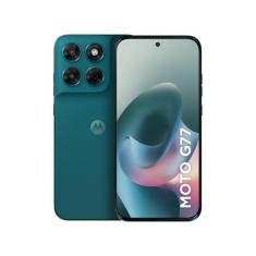 Smartphone Motorola Moto G77 256GB 5G 24GB RAM Verde Escuro 6,8" Câm. 