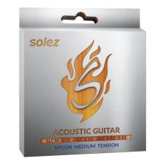 Encordoamento Violão Nylon Solez Mediun t. Slcm Titaniun