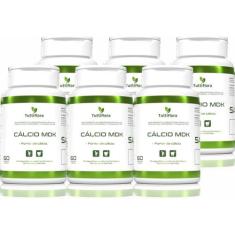 Kit Com 06 - Cálcio Mdk (Cálcio, Magnésio, Vitamina D e K2) 60 Capsula