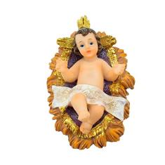 Menino Jesus Na Manjedoura 12cm - Enfeite Religioso