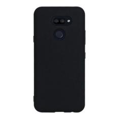 Capa Aveludada Preta + Película De Hydrogel Fosca Compatível Para LG K