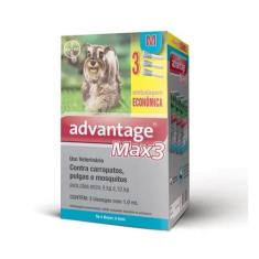Advantage Max3 Cães 4 A 10kg 3 Pipetas - Elanco
