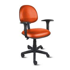 Cadeira executiva ômega em base giratória com braco regulável - revest