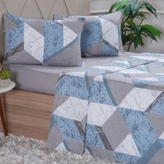 Jogo de Cama Queen 4 Peças 150 Fios Extra Macio 100% Algodão - Bene Ca