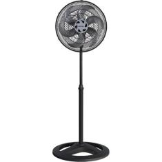 Ventilador de Coluna 40 CM 127V TURBO6 Preto Ventisol, 110V