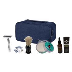 Kit de barbear Classic Razor + Sabonete + Óleo de barbear + Óleo para barba