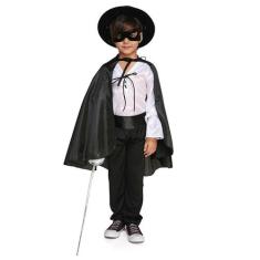 2 Capas Infantil De Zorro Vampiro Bruxo Cosplay Fantasia - Lynx