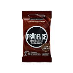 Prudence Preservativo Cores E Sabores Chocolate 3 Unidades