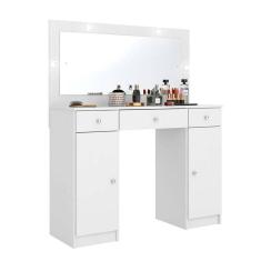 penteadeira camarim com espelho carisma 2 pt 3 gv branca