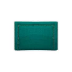Cabeceira Estofada Reta Luxo Tachas - Solteiro Suede Verde - Flamingo 
