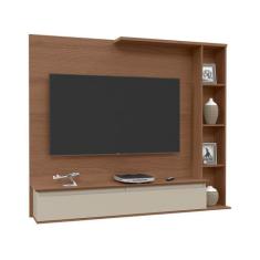Painel para TV Sublime Canelato/Off White - Patrimar Móveis