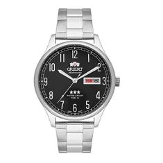 Relógio ORIENT masculino automático prata F49SS012 P2SX