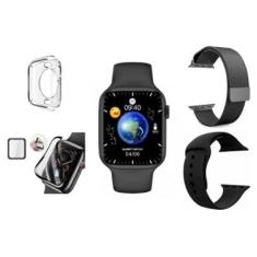 Relógio Inteligente W28 Pro Smartwatch Assistente De Voz Faz Recebe Chamadas Android iOS Kit-Unissex