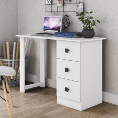 Escrivaninha 110cm 3 Gavetas msm 436 Movelbento