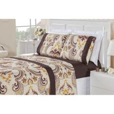 Jogo de Cama Naturalle Casal Solteiro 3 peças  Tabaco