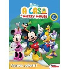 Livro - Disney - Vamos colorir - Mickey Mouse