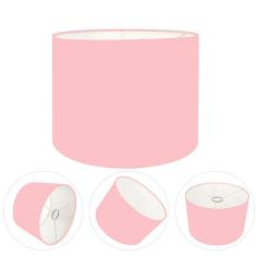 Cúpula Abajur e Luminária em Tecido Cilíndrica Vivare Cp-7011 Ø30x21cm - Bocal Nacional