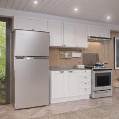 Cozinha Modulada 4 Peças com 3 Aéreos e Balcão 120cm Arizona CabeCasa MadeiraMadeira Branco