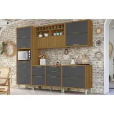 Cozinha Modulada Nesher Camponesa Completa Nesher Imperatriz 5 Peças (