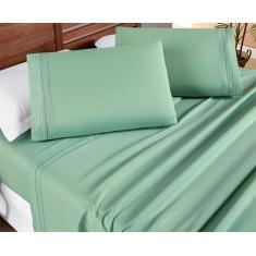 Jogo de Lençol Casal Queen Bordado Degrade 200 Fios Allegra - Bia Enxo