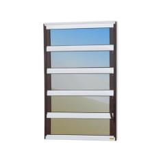 Janela de Alumínio Basculante 100x100cm Vidro Espelhado Elite Brimak