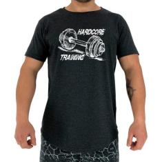 Camiseta Longline Manga Curta MXD Conceito Hardcore Training Halteres,