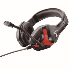 Headset Gamer Warrior Harve P2 Stereo Preto/Vermelho - PH101