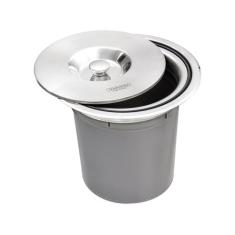 Lixeira Inox de Embutir Tramontina 5L - Clean Round