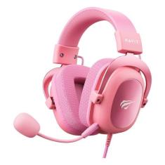 Headset Gamer Havit H2002D, Drivers 53mm, P3, XBOX ONE e PS4, Rosa - H