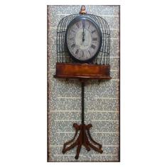 Quadro Madeira Preso no Tempo